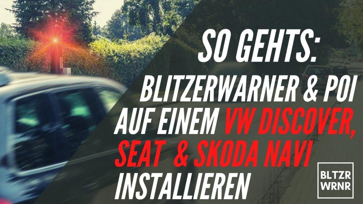 Neue Anleitungsvideos zur Installation auf dem Navi sind Online - BLTZR WRNR