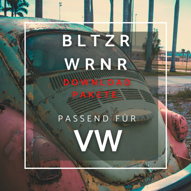 Blitzerwarner Download Pakete passend für VW Navis, Blitzerwarner passend für VW Discover Media, Blitzerwarner passend für Discover Pro